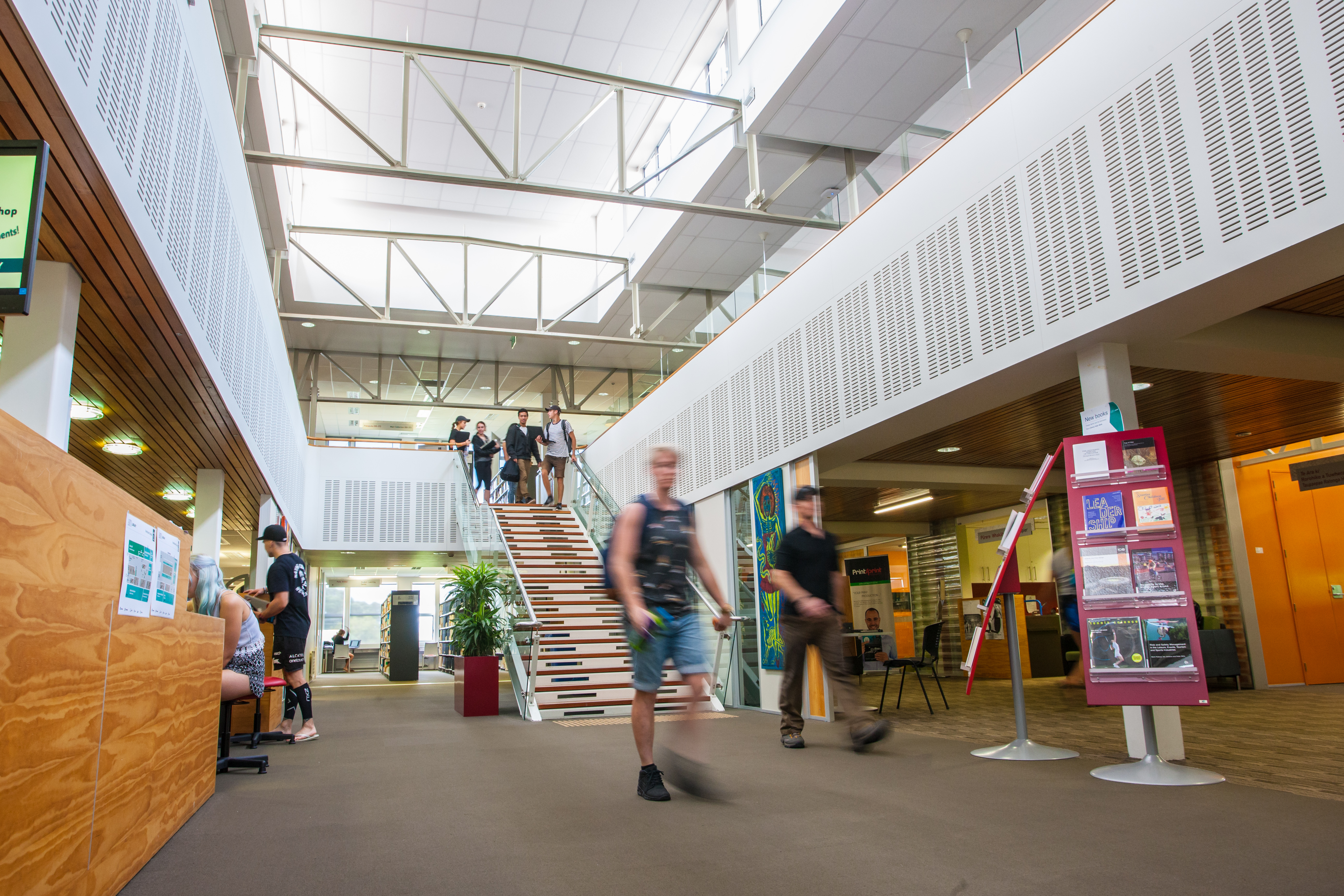 Image of Akoranga Campus Library interior