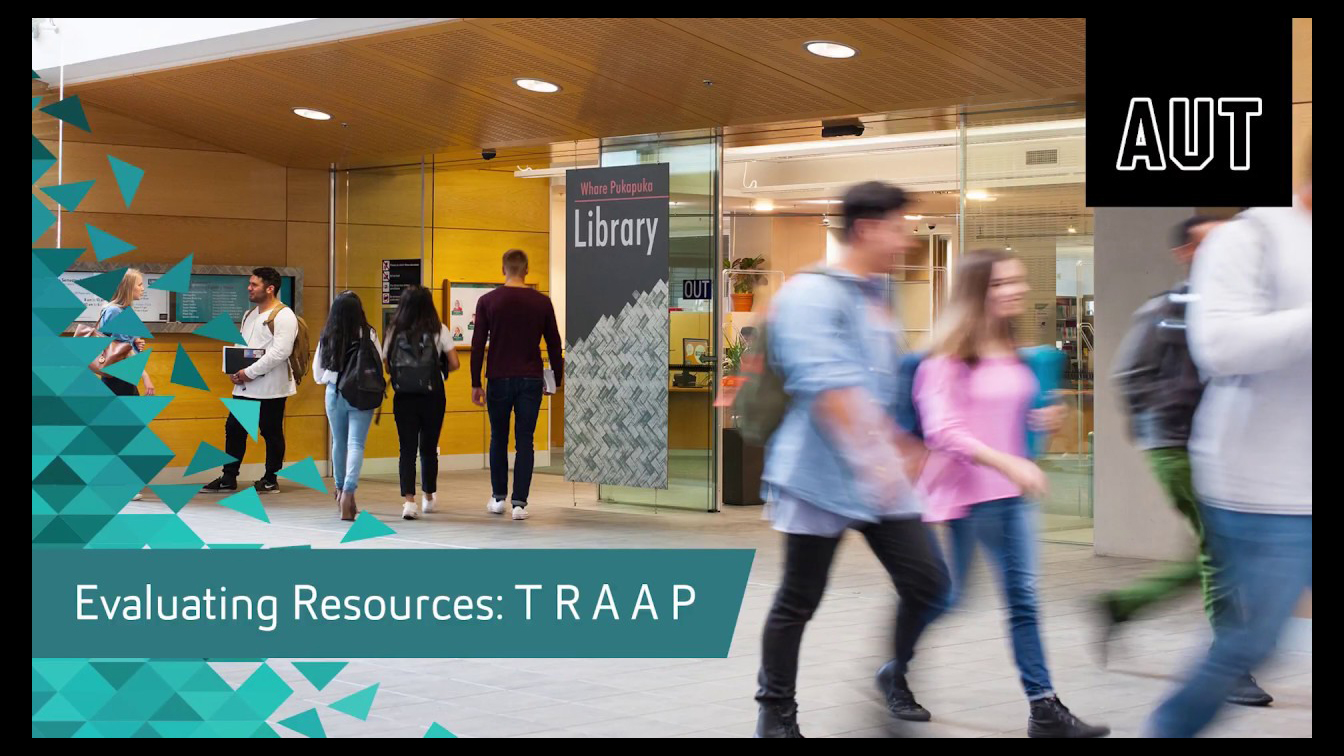 thumbnail for Evaluating Resources using TRAAP video