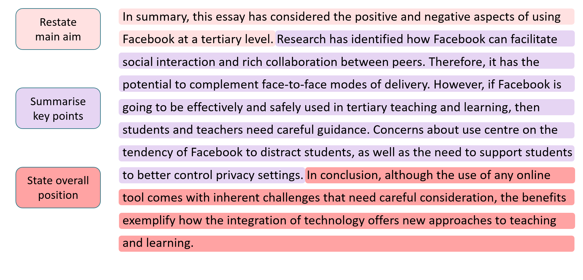 conclusion example science